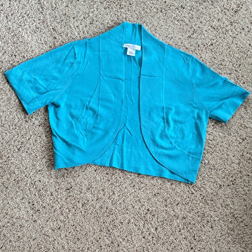 London Times Blue Women's Cardigan